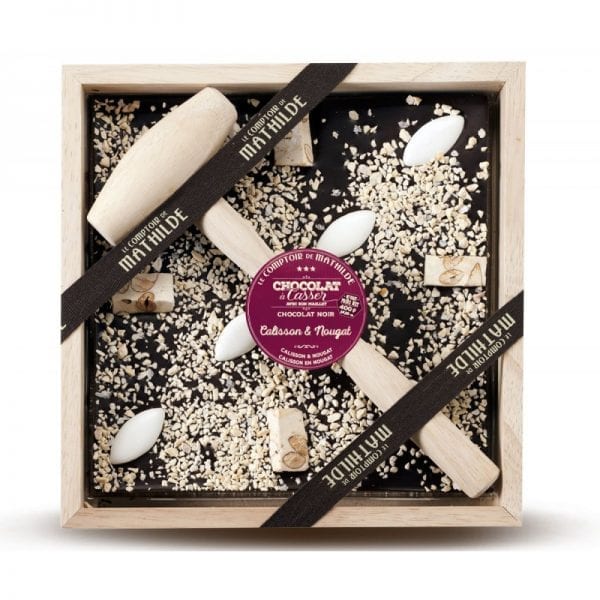 Calisson en Nougat Pure chocolade - Chocolade om te breken