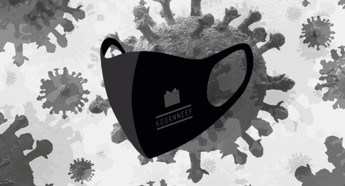 Content mondkapje met logo