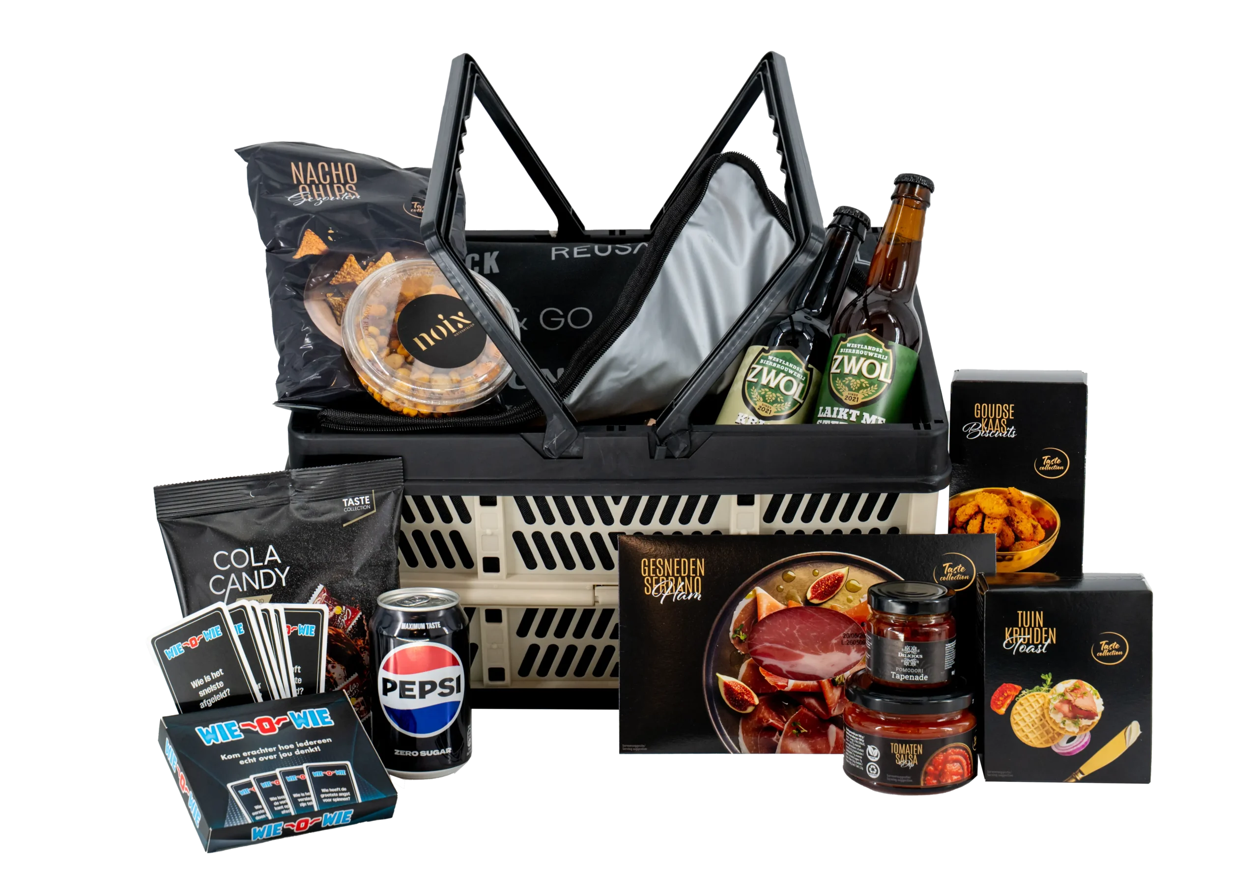 Kerstpakket Borrelkrat
