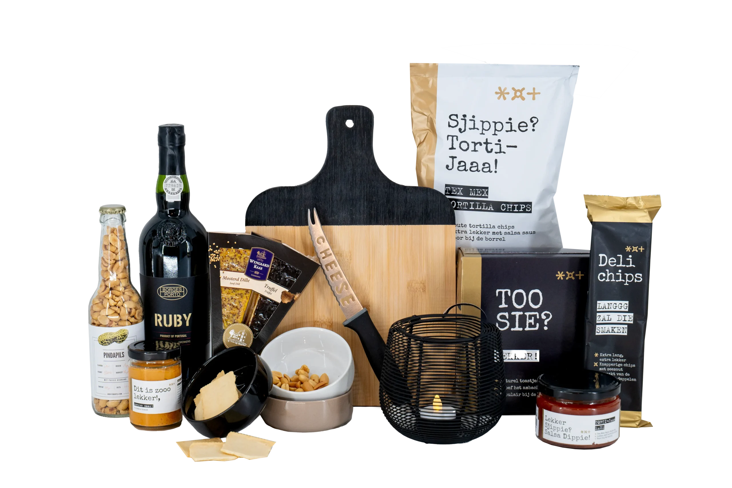Kerstpakket borrelmoment borrelpakket als kerstpakket met ruby porto