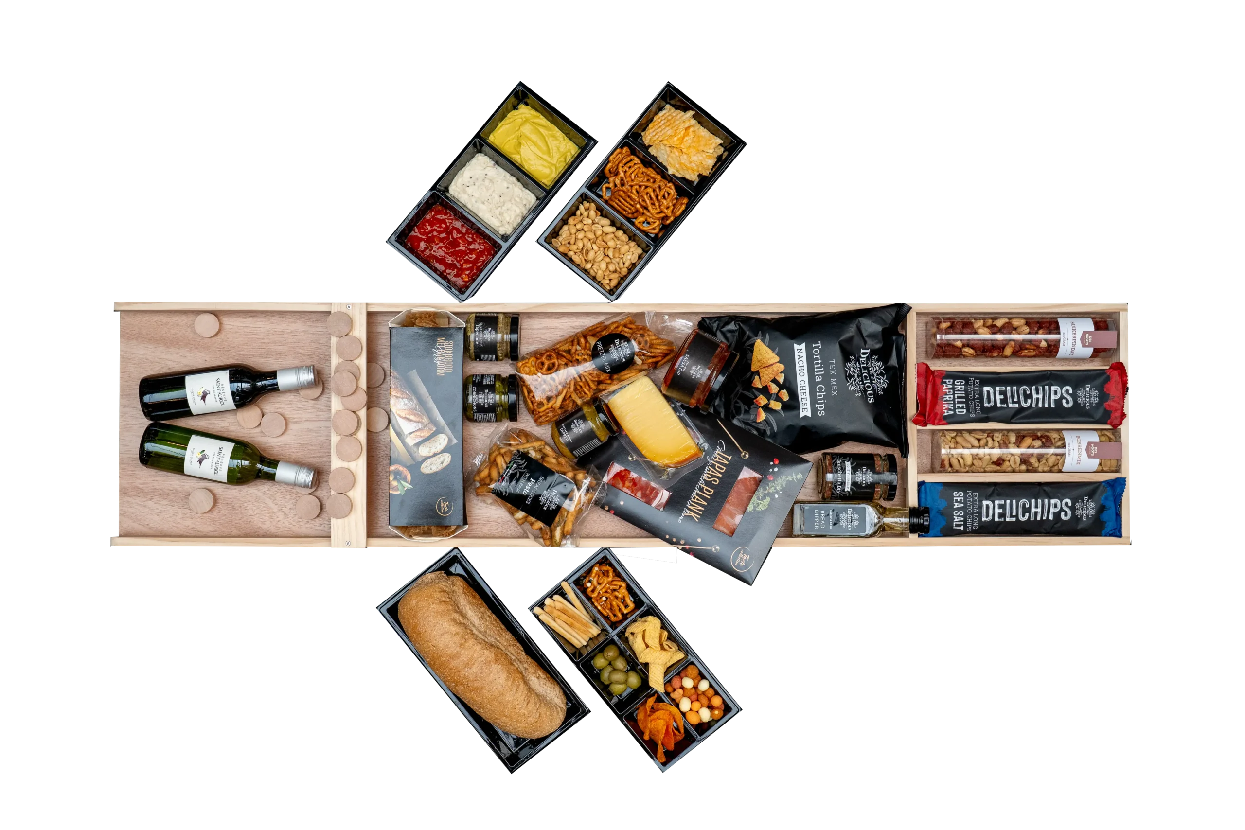 Kerstpakket Borrelsjoelbak is een uniek kerstpakket om s'avonds te borrelen
