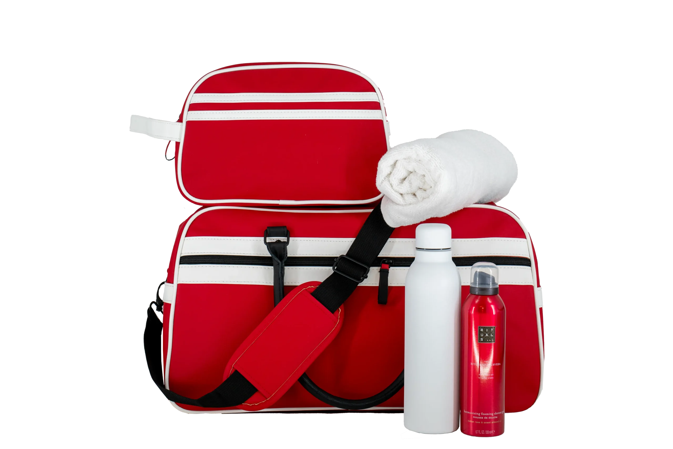 Kerstpakket Retro travel rood